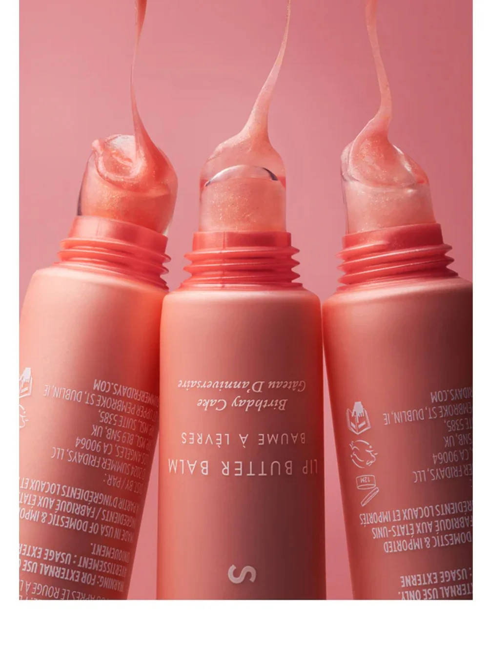 Summer Fridays Lip Butter Balm — In Birthday Cake NWOB✨FREE GIFT✨